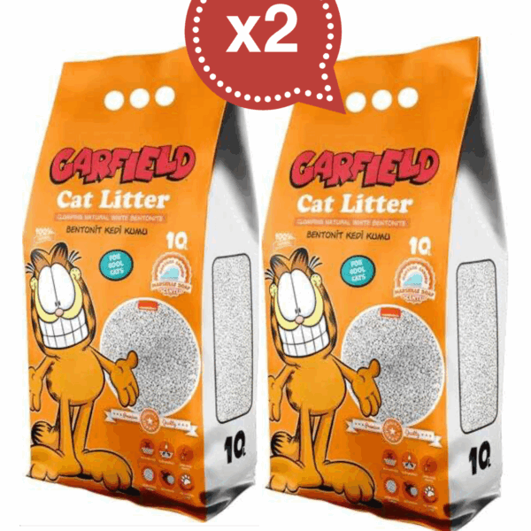 Garfield Marseille Soap Bentonite Cat Litter 2 X 10 L
