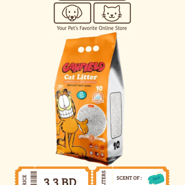 Garfield Marseille Soap Bentonite Cat Litter |10 L